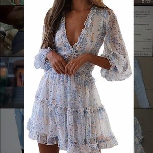 Short Floral Dress